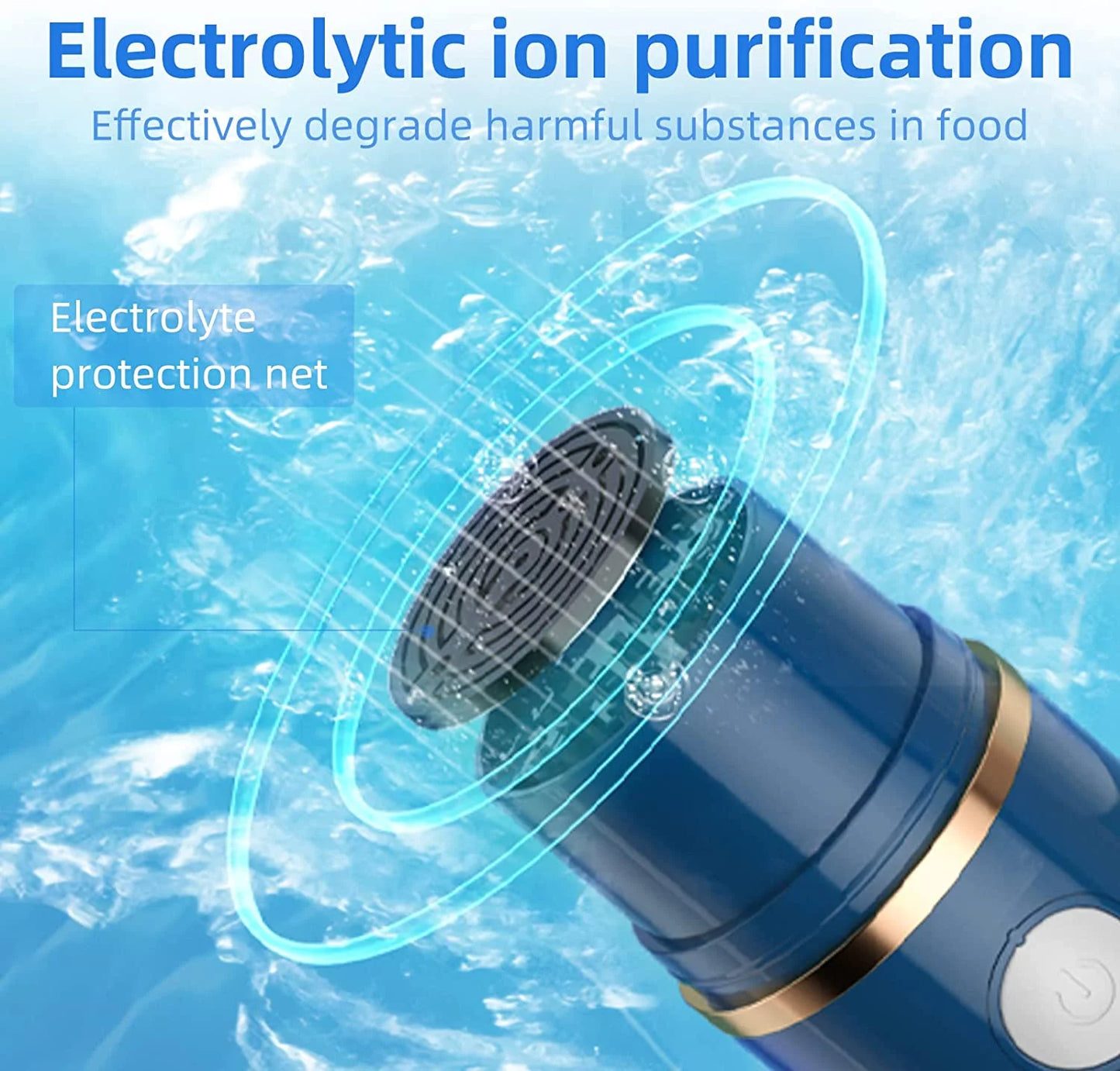 Fruit and Vegetable Waterproof Cleaner Machine IPX7 Waterproof Purifier