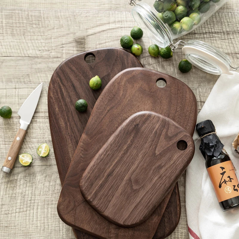 Chopping Boards Black Walnut Cutting Board Household Solid Wood Whole Wood Cutting Board Fruit Cutting Board Kitchen Board