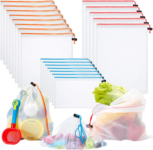 20 Pieces Reusable Produce Bags 