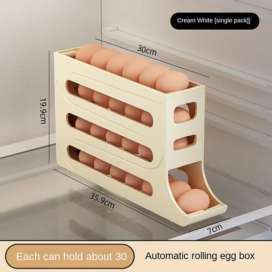 Egg Rack Holder Storage Box Egg Basket Organizer