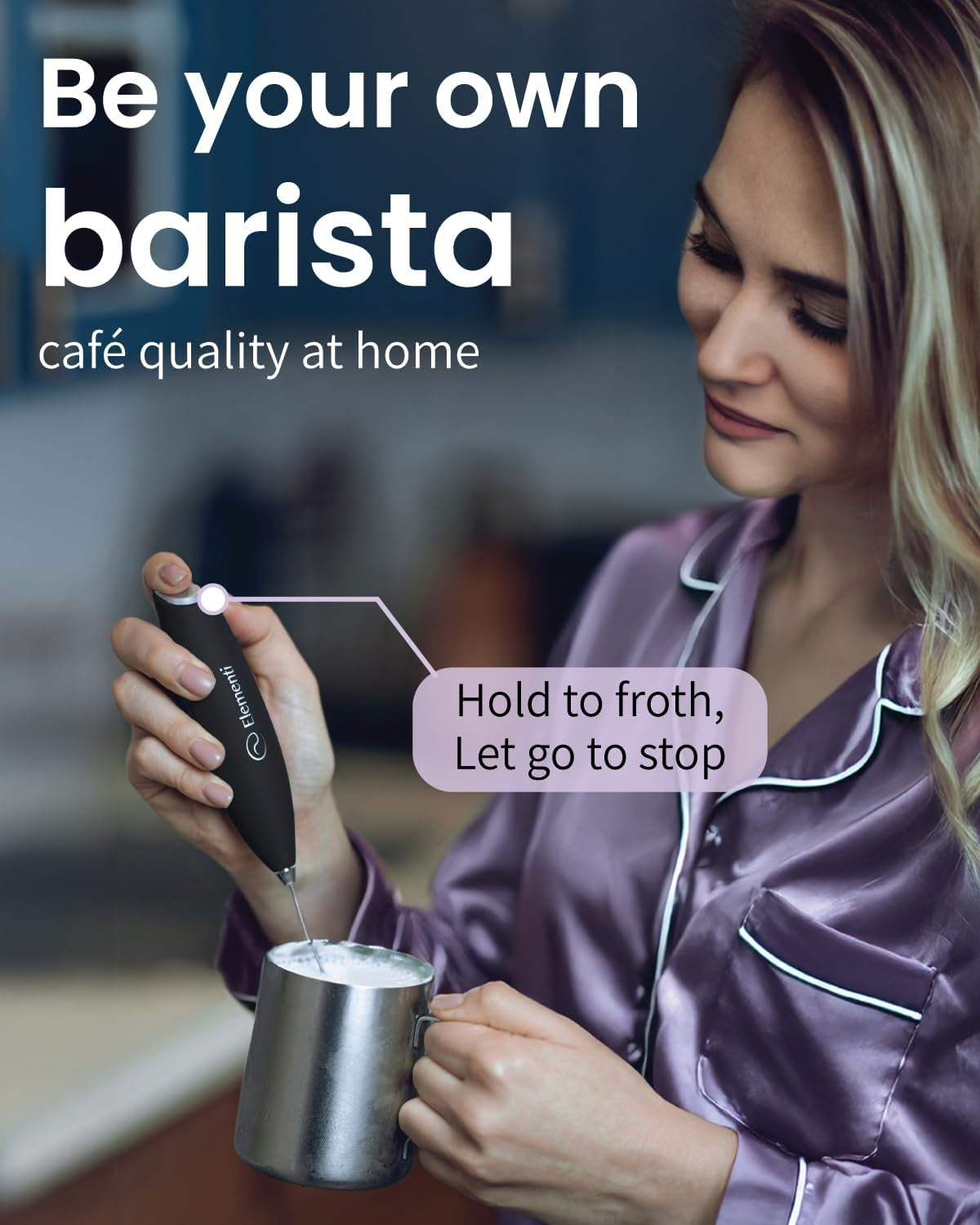  Mini Electric Whisk for Coffee 