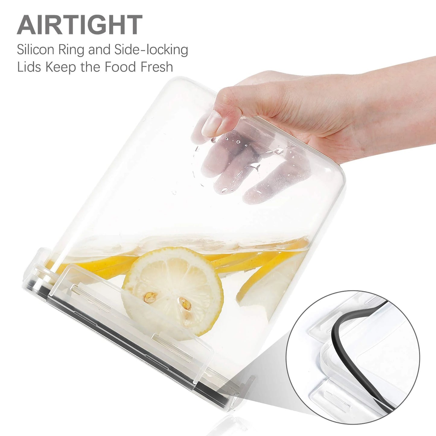 Airtight Food Storage Containers 7Pcs Set 