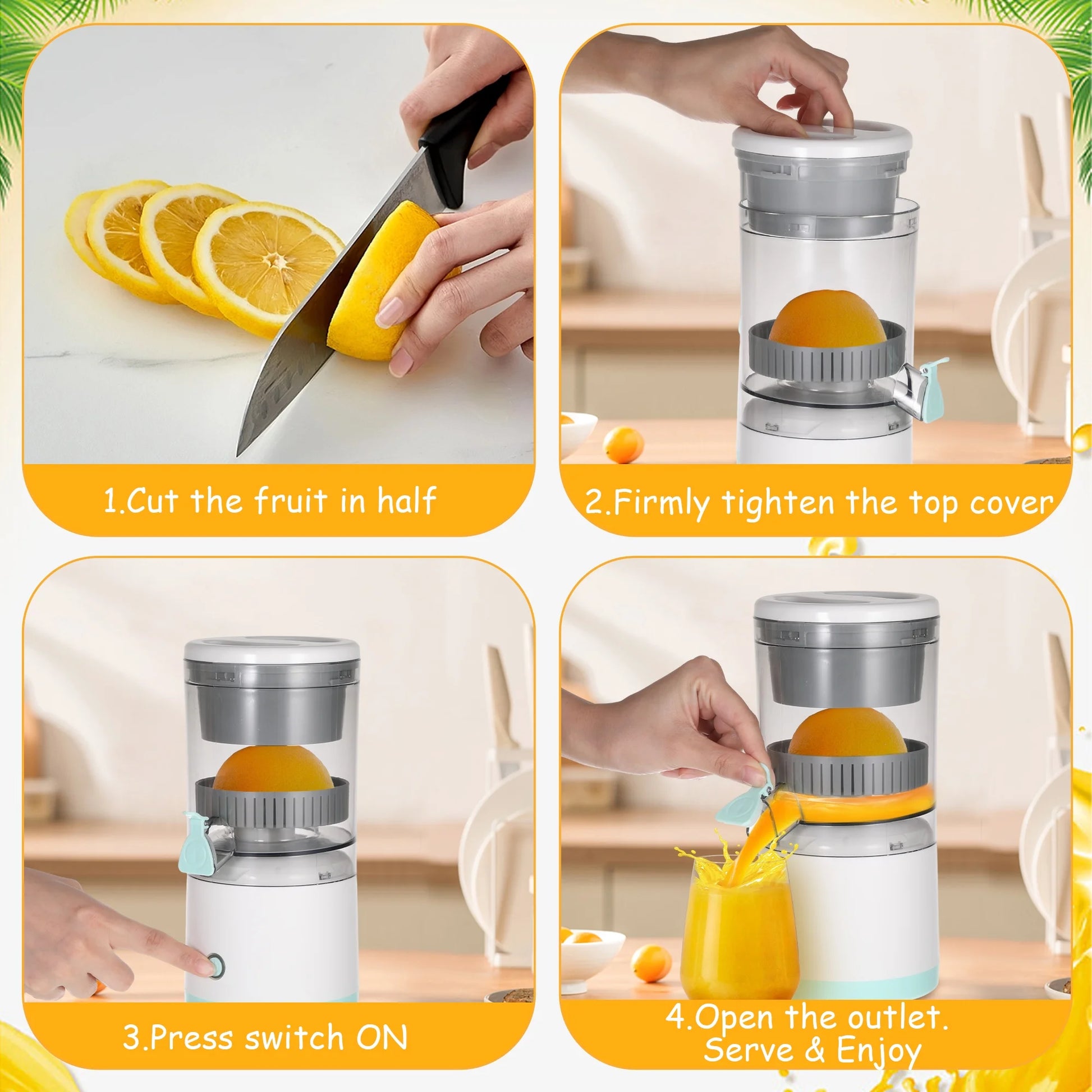 Portable Electric Juicer