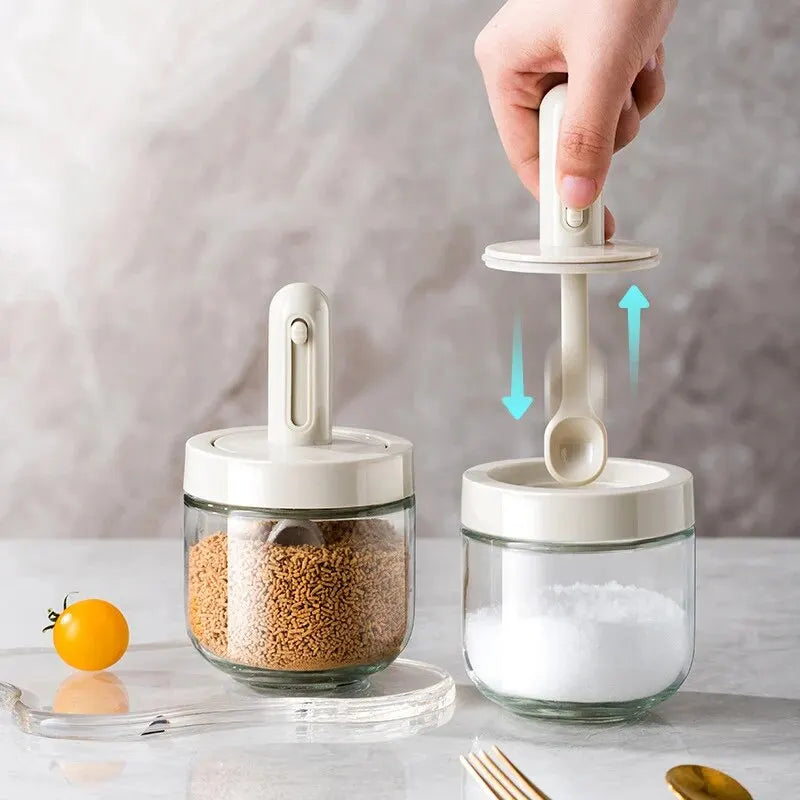  Leak Proof and Moisture-Proof Containers with Measuring Spoon