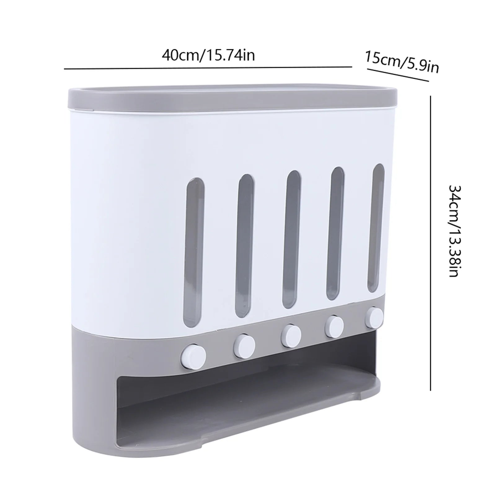  5 in 1 Kitchen Dispensing Container Food Dispenser