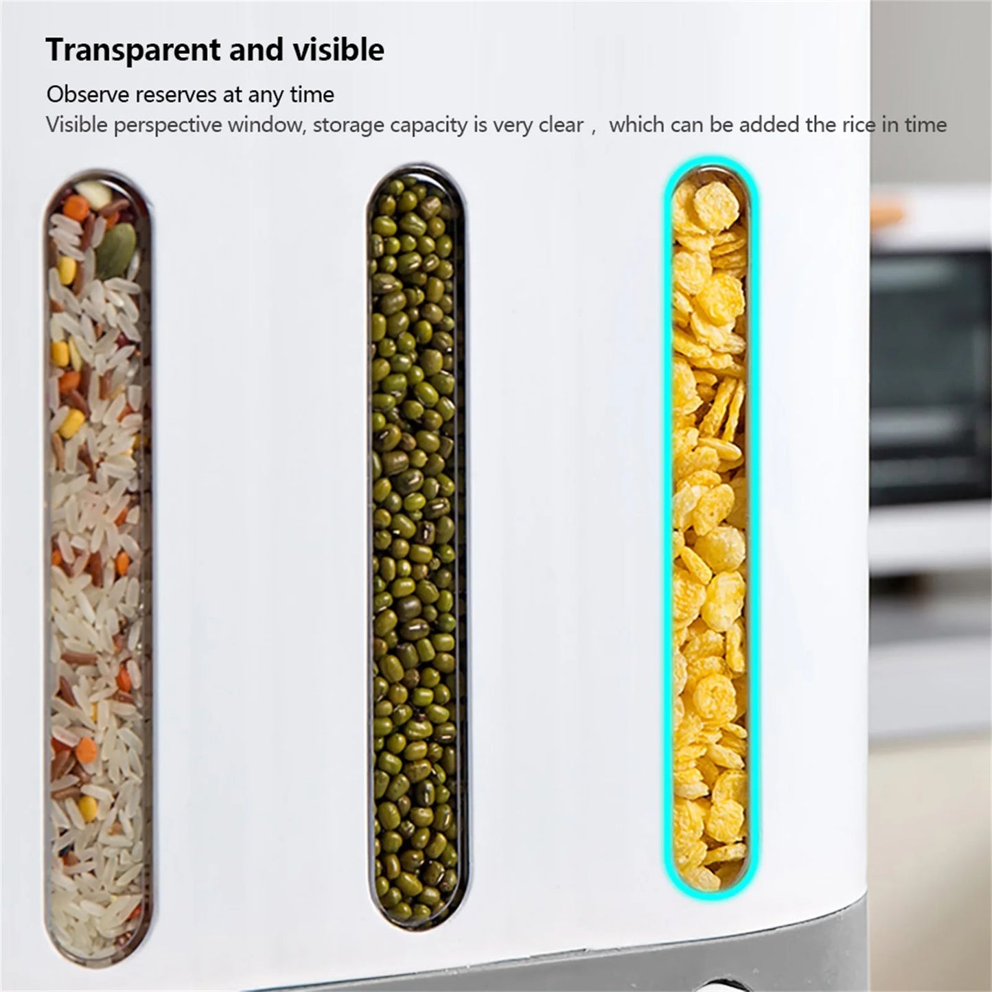  5 in 1 Kitchen Dispensing Container Food Dispenser
