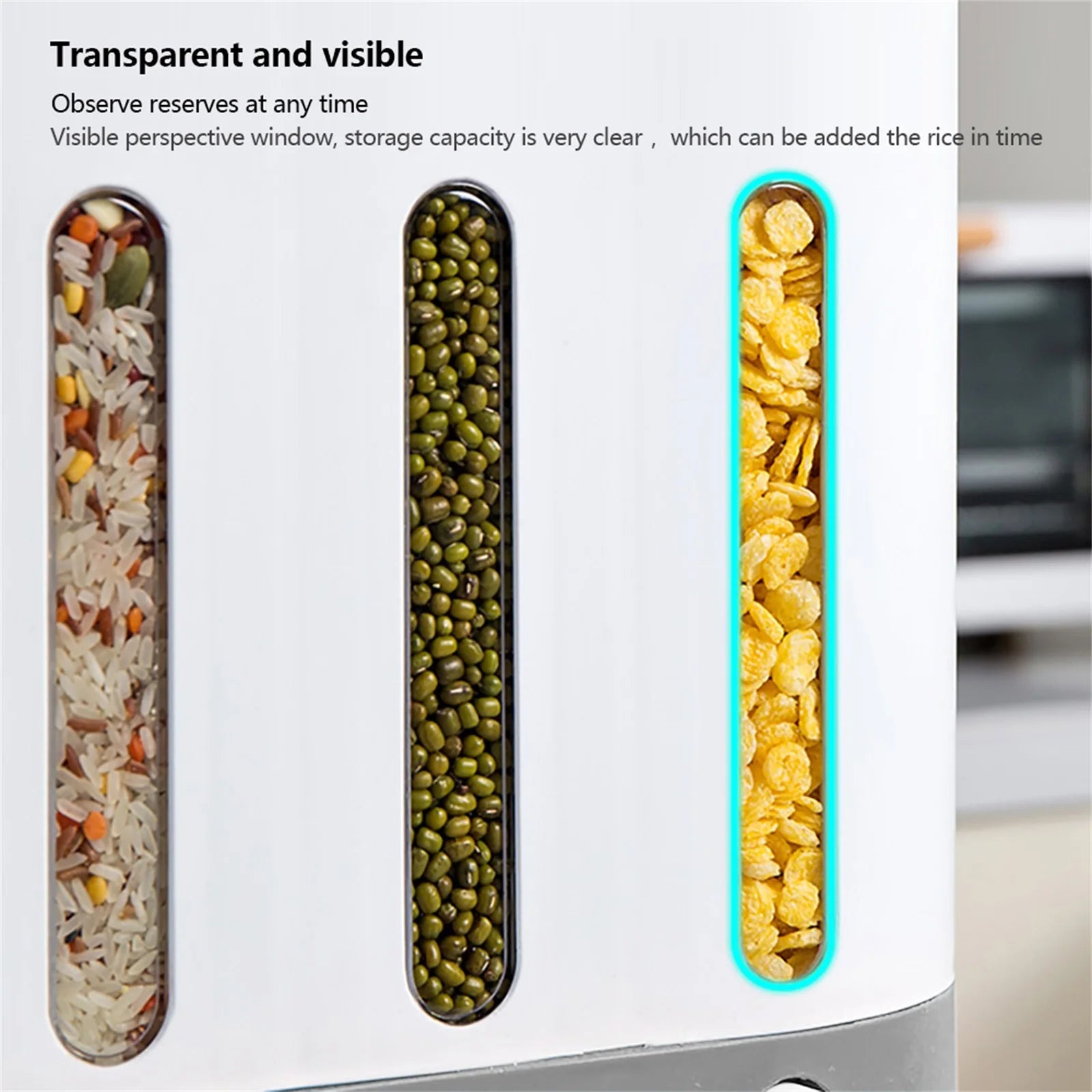  5 in 1 Kitchen Dispensing Container Food Dispenser
