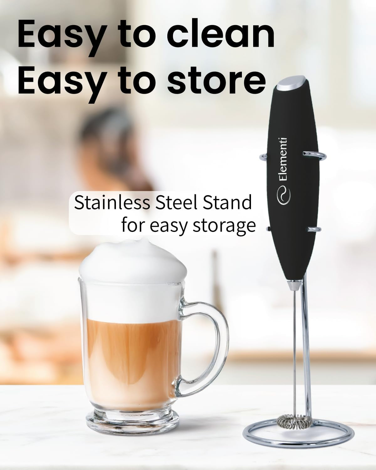  Mini Electric Whisk for Coffee 