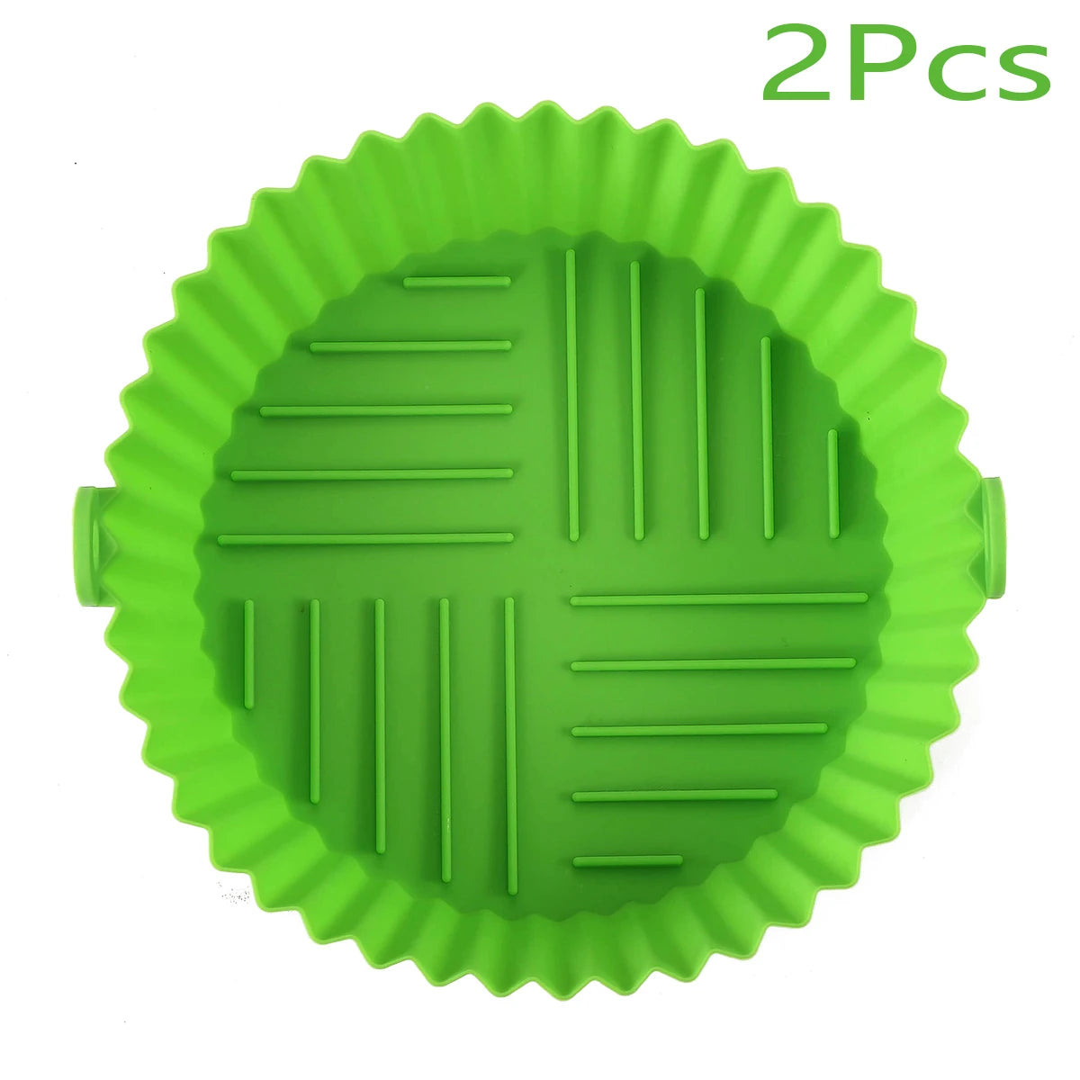  Multicolor Reusable Silicone Air Fryer Basket Bowl 