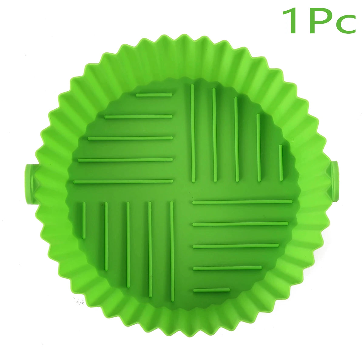  Multicolor Reusable Silicone Air Fryer Basket Bowl 
