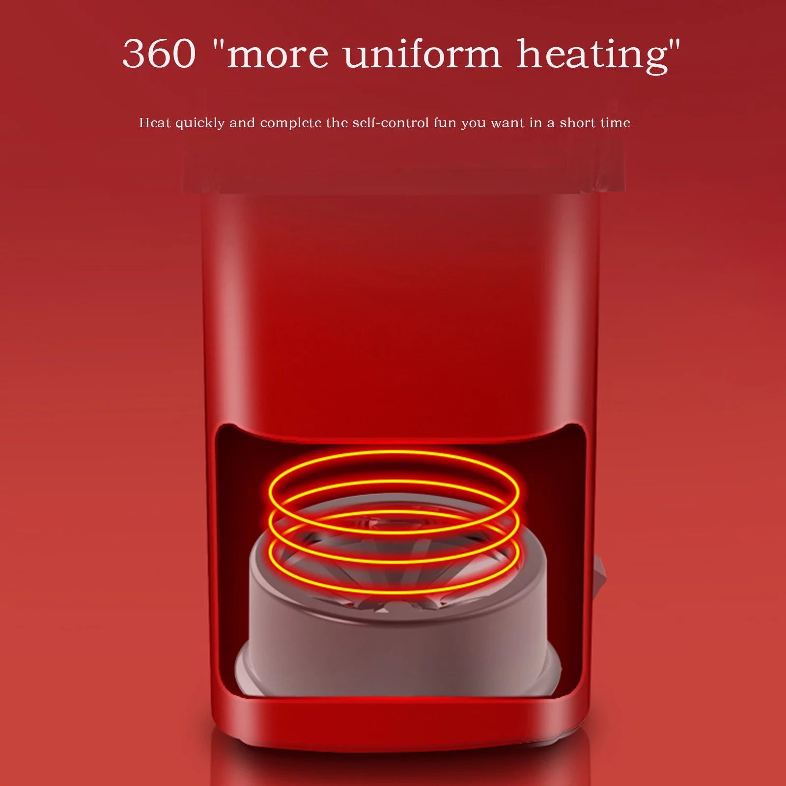 Oil Free Fully Automatic Popcorn Machine with Measuring Spoon 